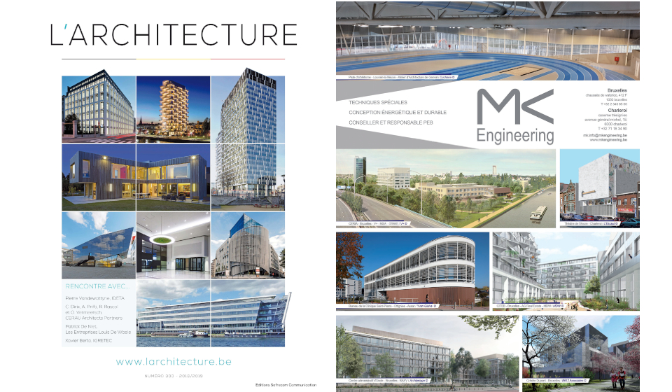 5 projets publiés dans la revue « L’Architecture »
