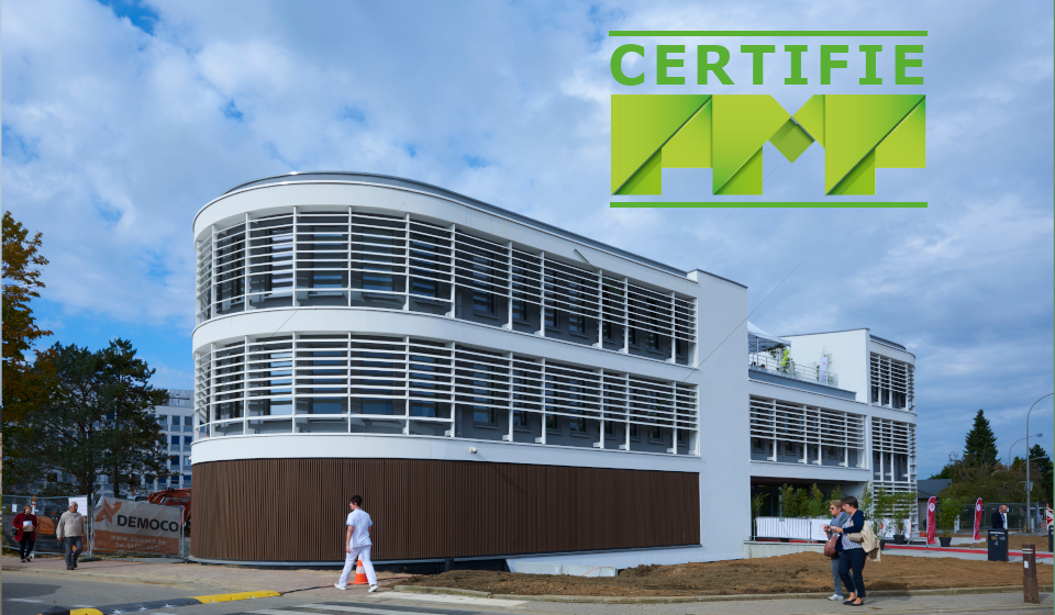 Certification passive pour l’Aile 1000 de la Clinique Saint-Pierre d’Ottignies